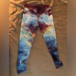 Last chance! Lotus leggings Nebula print leggings